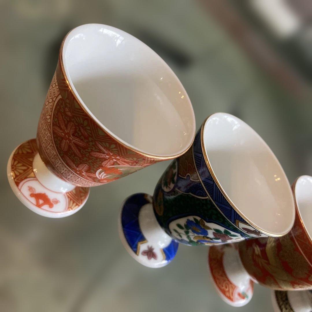 九谷五窯絵変わり酒盃 5個セット - メルカリ