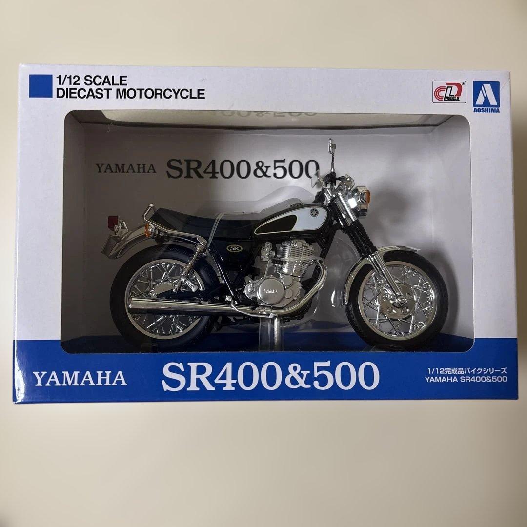 YAMAHA SR400&500 1/12スケール ダイキャストモーターサイクル 模型