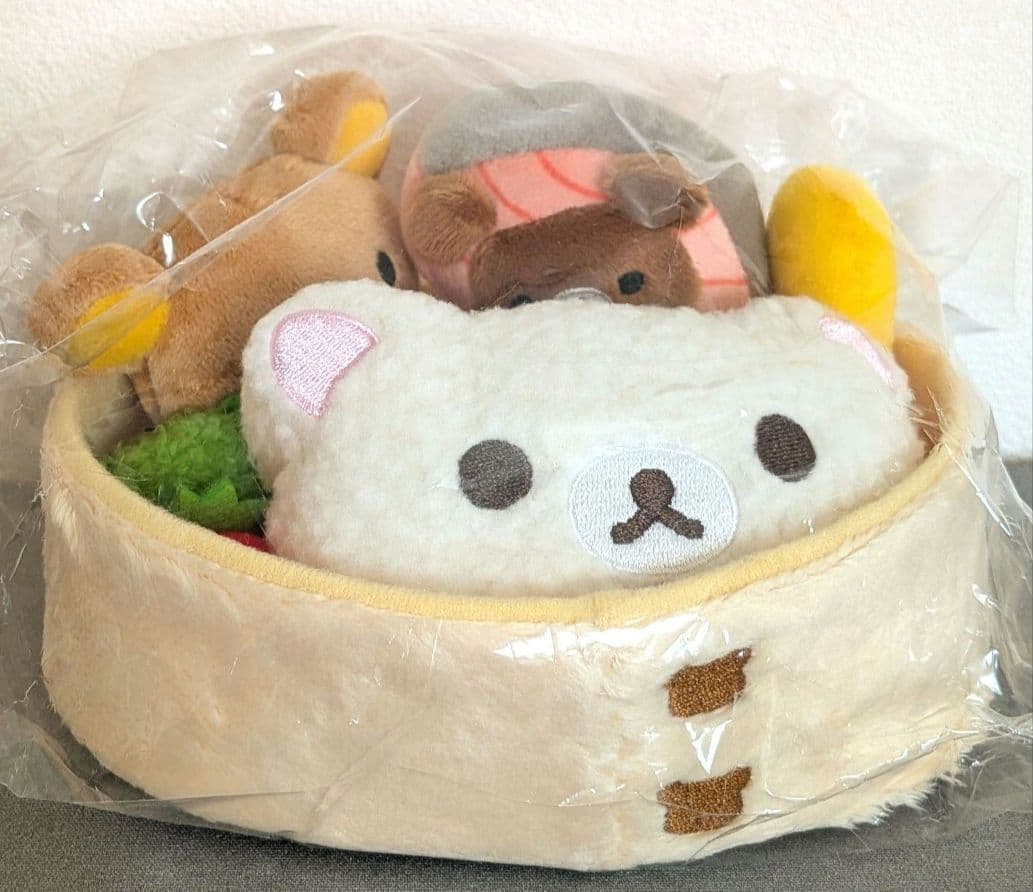 和食展✕リラックマ限定/和食お弁当ぬいぐるみセット/新品未開封品