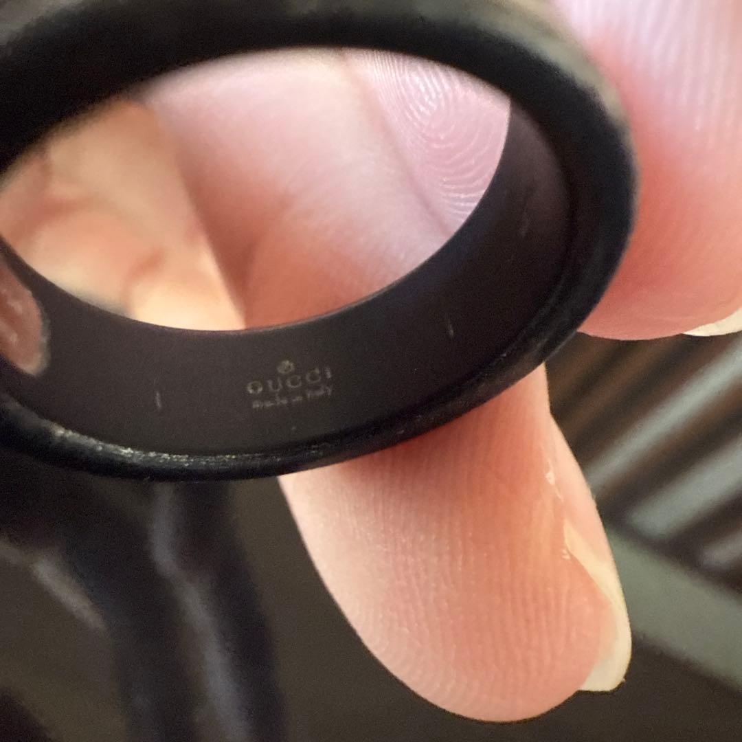 グッチ　ブラックリング