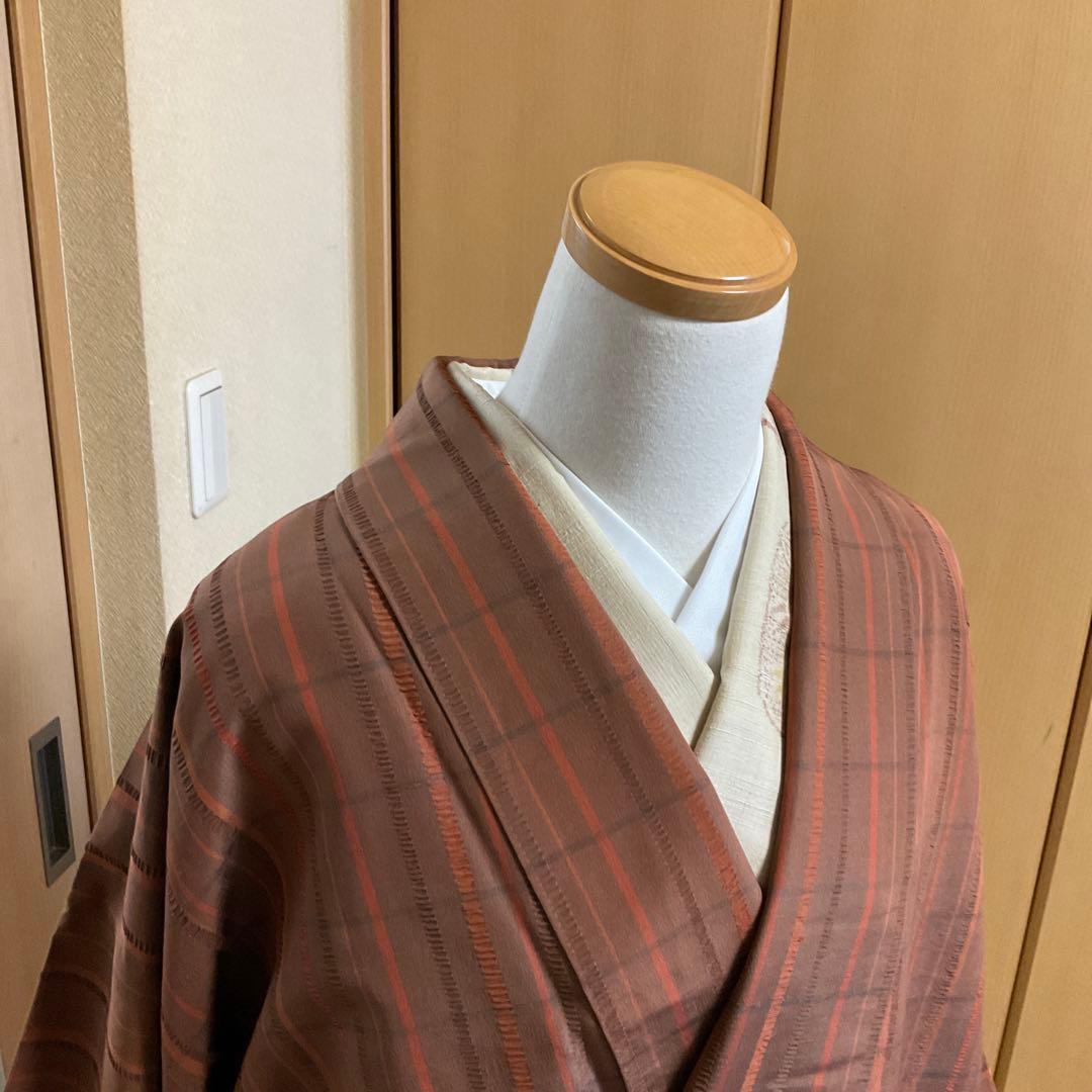 和装バック　利休バック　博多帯　紬地　ハンドメイド