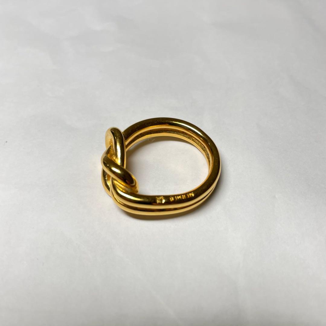 Milky ☆HERMES エルメス ノットリング ゴールド サイズ44