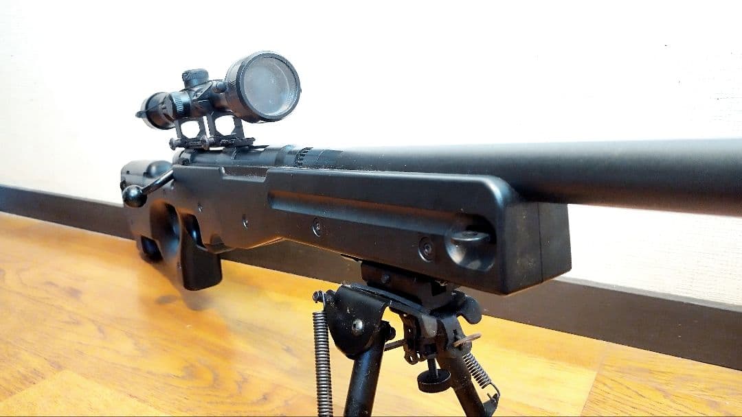 L96 スナイパーライフル カスタム(3ー9x40スコープ)・可変式バイポッド