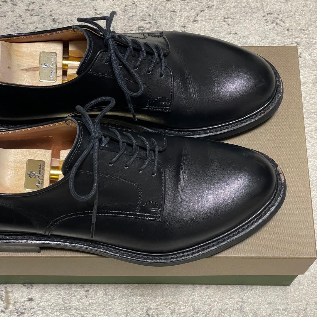 7 1/2 外羽根式プレーントゥ 撥水なめし革