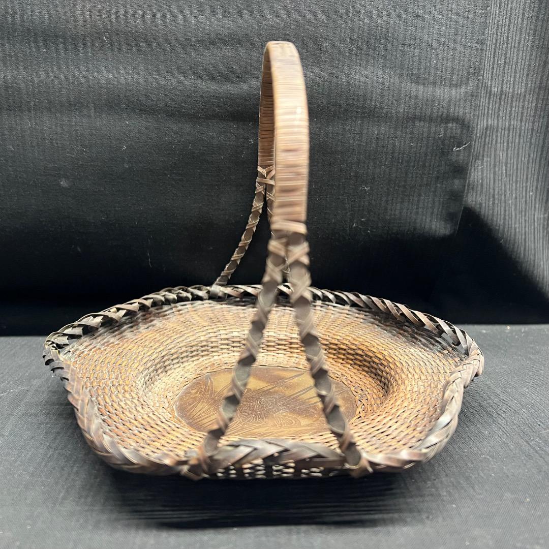 〇Ea右1050 時代 銅製 菓子器