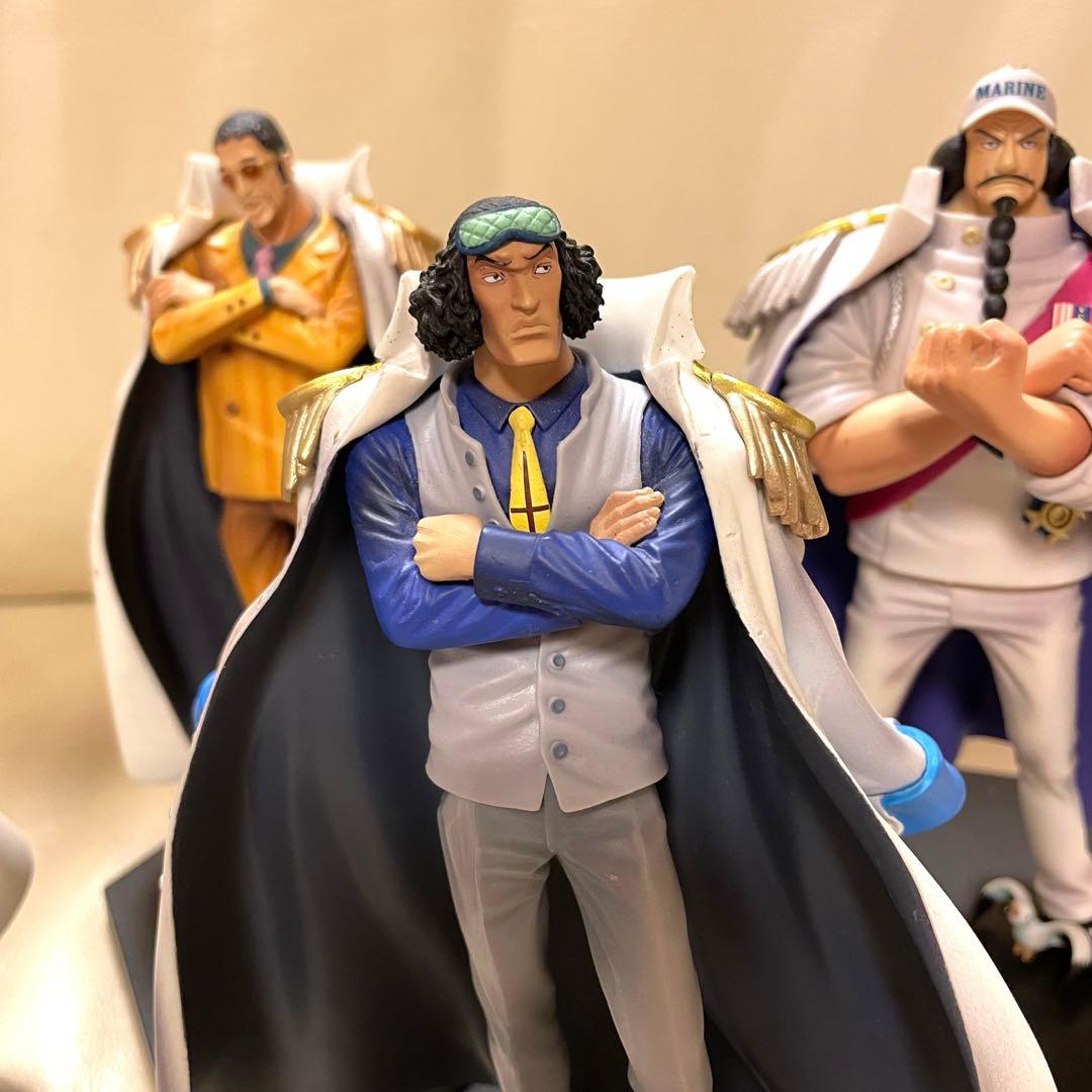 ワンピース 赤犬 黄猿 青雉 センゴク DX海軍フィギュア4体セット