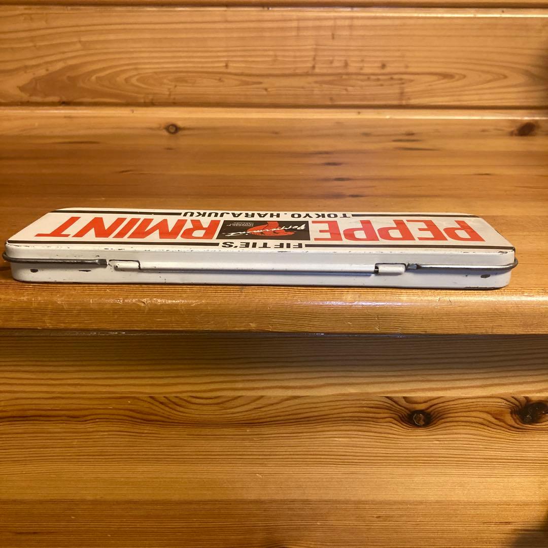 80年代当時物PEPPERMINT ペパーミント缶ペンケース3個セットロカビリー