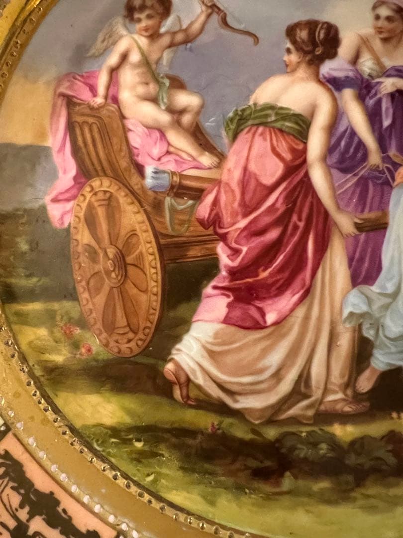 古典的神話の装飾皿