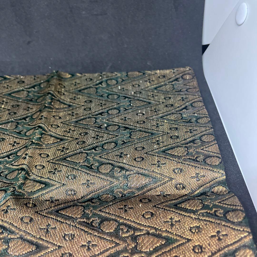 珍品 帛紗 大虚山光悦寺 山下恵光書付 インド土産 モール服紗