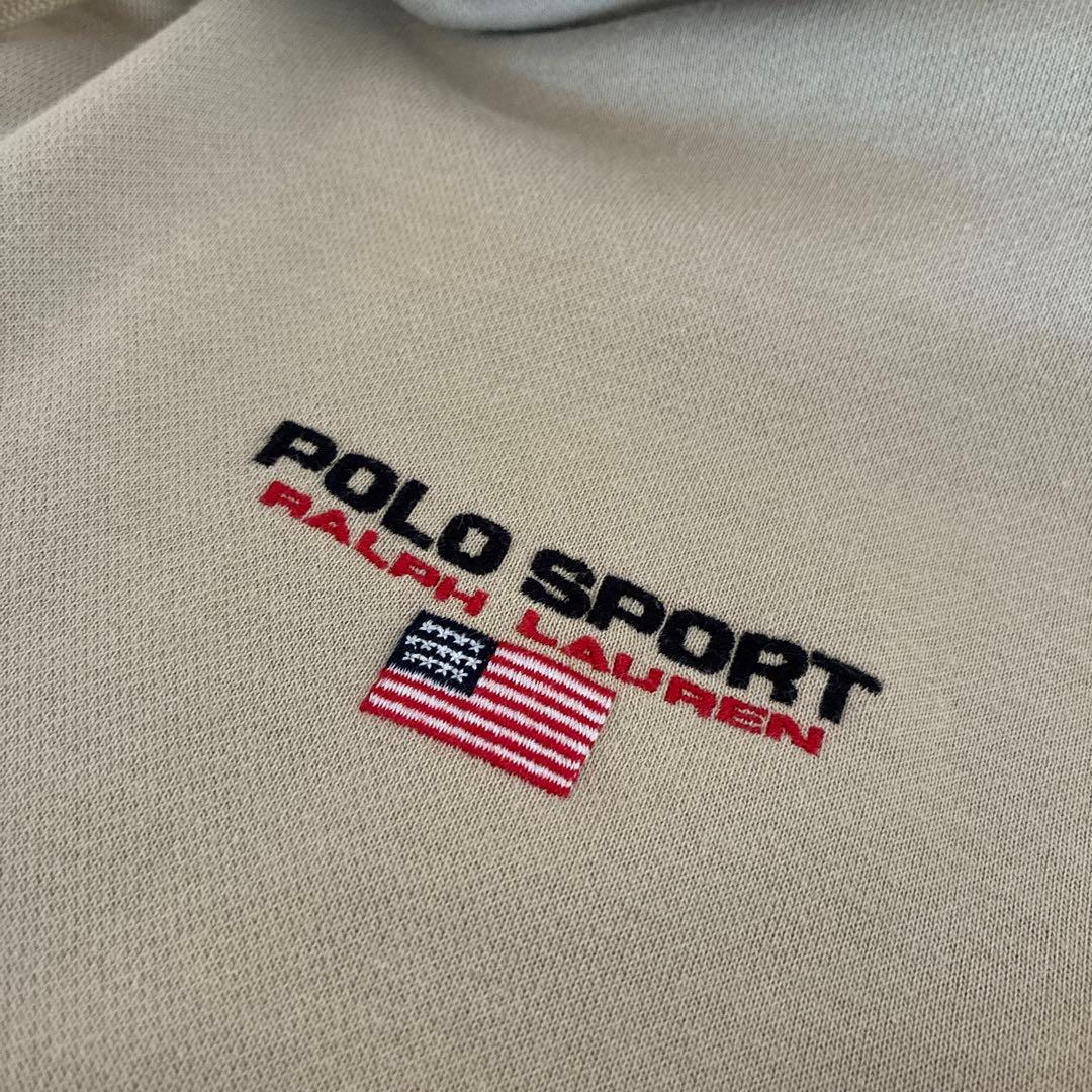 POLO SPORTS ラルフローレン フーディ　ベージュ　M