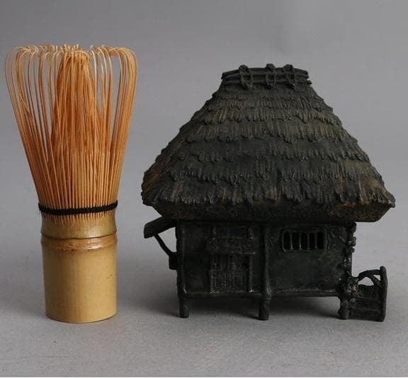 佐渡名工 三浦 研斎 作 蝋型鋳銅 葛屋香爐