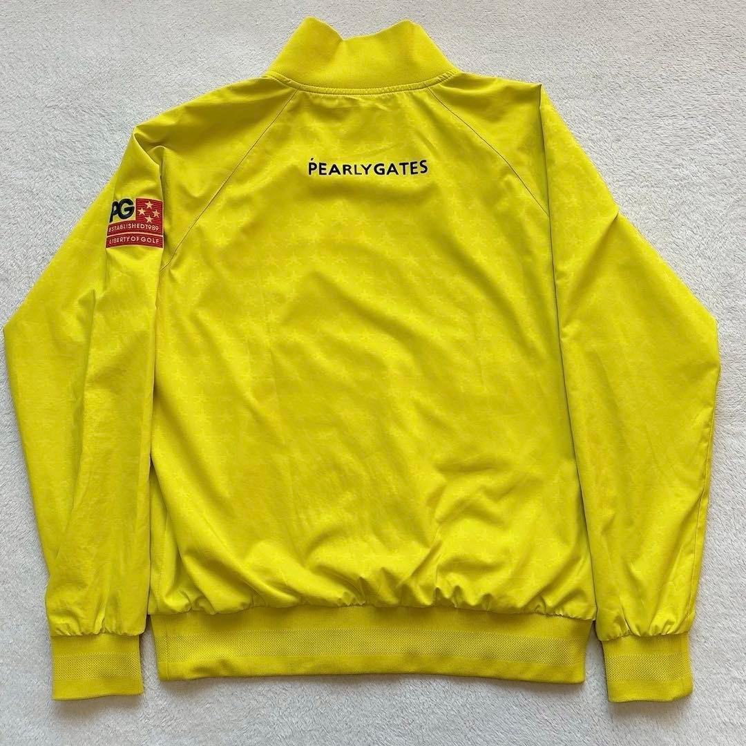 極美品　パーリーゲイツ　蓄熱裏地　スニード　ジャケット　星条旗　スター　イエロー