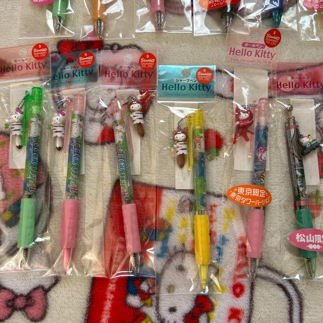 【未使用】ご当地キティシャーペンボールペンまとめ売り