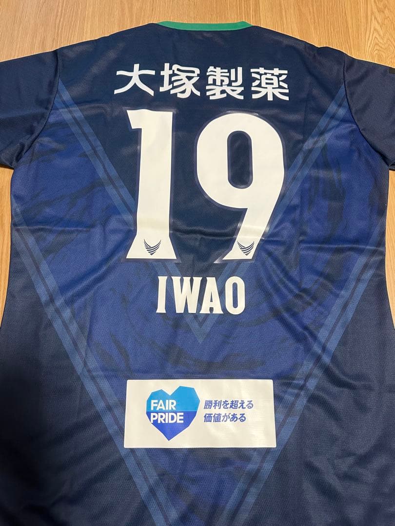 徳島ヴォルティス 2024オーセンティックユニフォーム 19 岩尾 憲 2XL 徳島ヴォルティス 2024オーセンティックユニフォーム 19 岩尾 憲 2XL