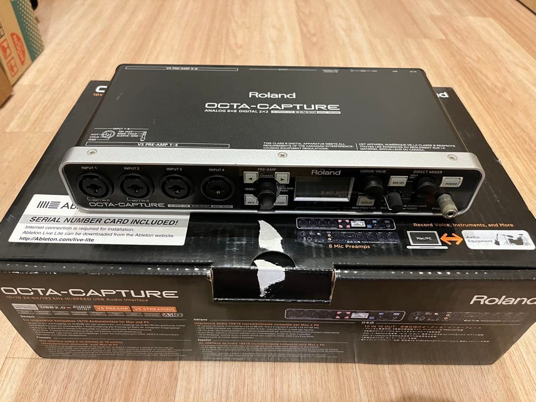 完動品】RolandOCTA-CAPTURE1010オーディオインターフェイス