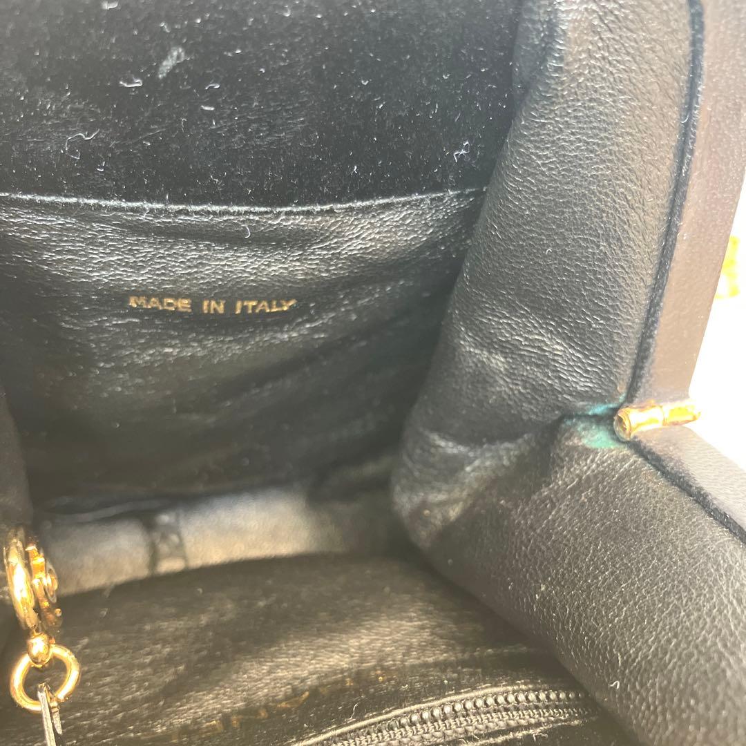 CHANEL ブラックレザー パーティーバッグ