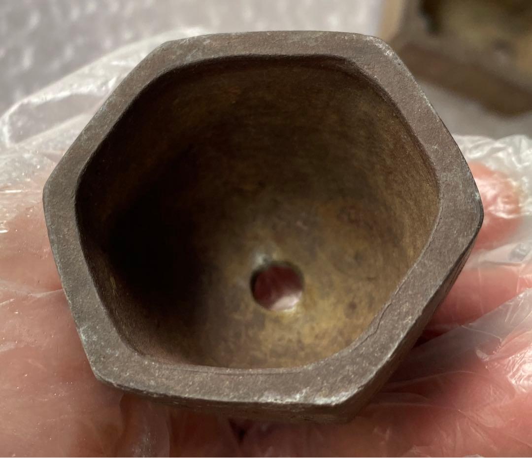 陶雀 雀 3個セット 盆栽鉢 小品 アンティーク レトロ (A9・10・11)