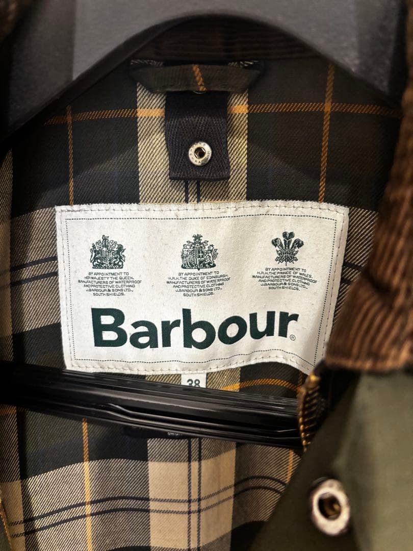 Barbour バブアー BEDALE ビデイル　ノンワックスコットン