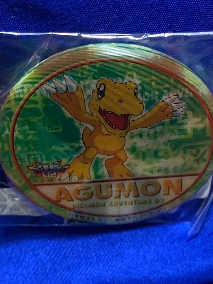 【激レア】デジモンアドベンチャー02 チェンジングバッジ 八神太一&アグモン