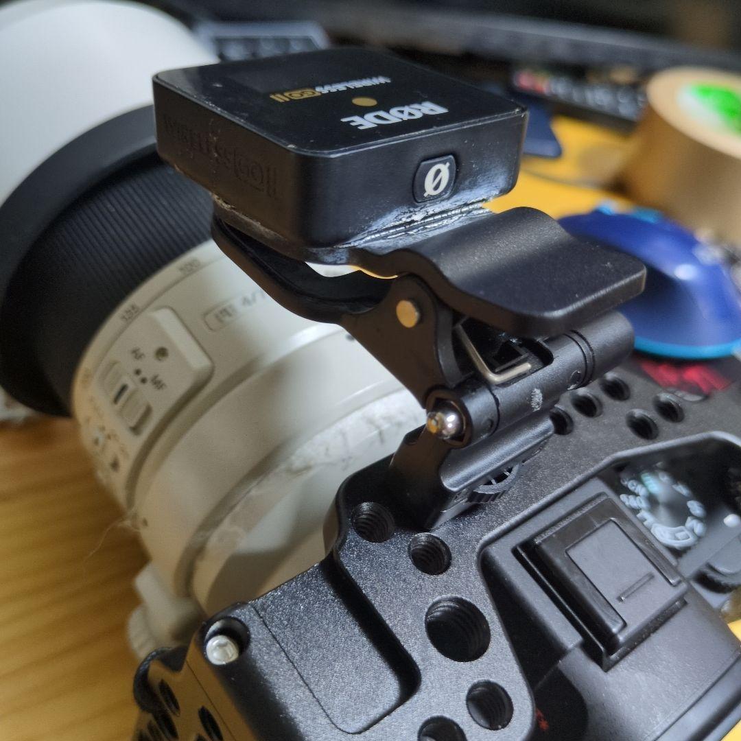 RODE Wireless GO II／受信機クリップ破損・ネジ固定