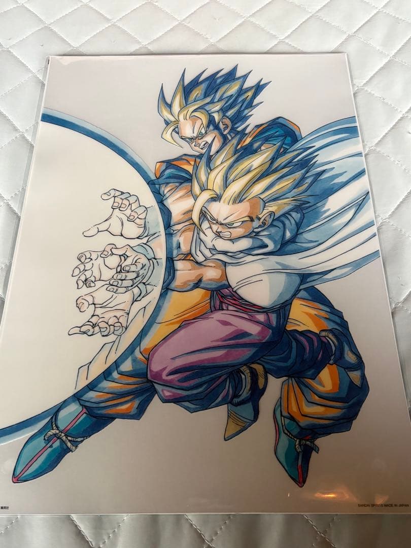 一番くじ ドラゴンボール 40th H賞 クリアポスター 親子かめはめ波