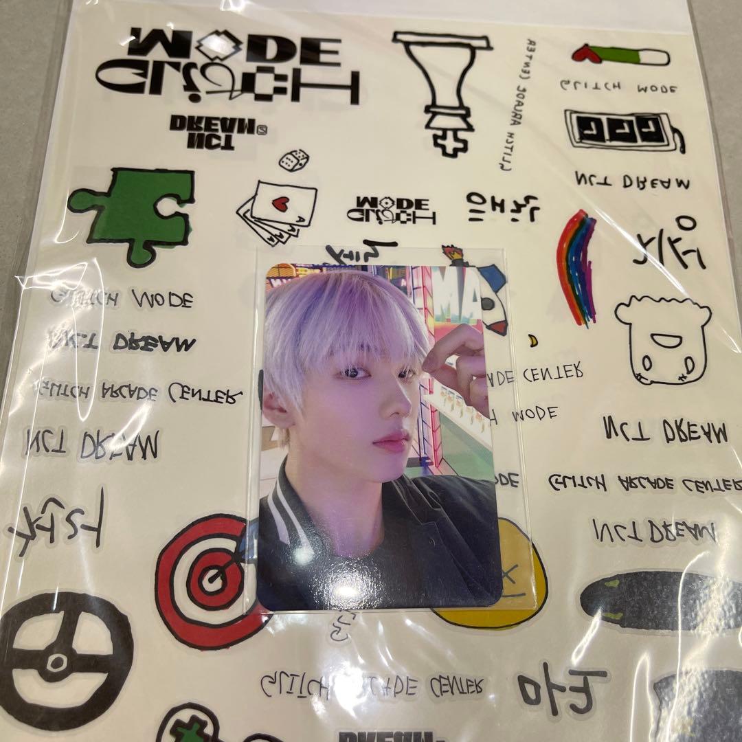 NCT DREAM チソン トレカ glitch mode ポップアップ