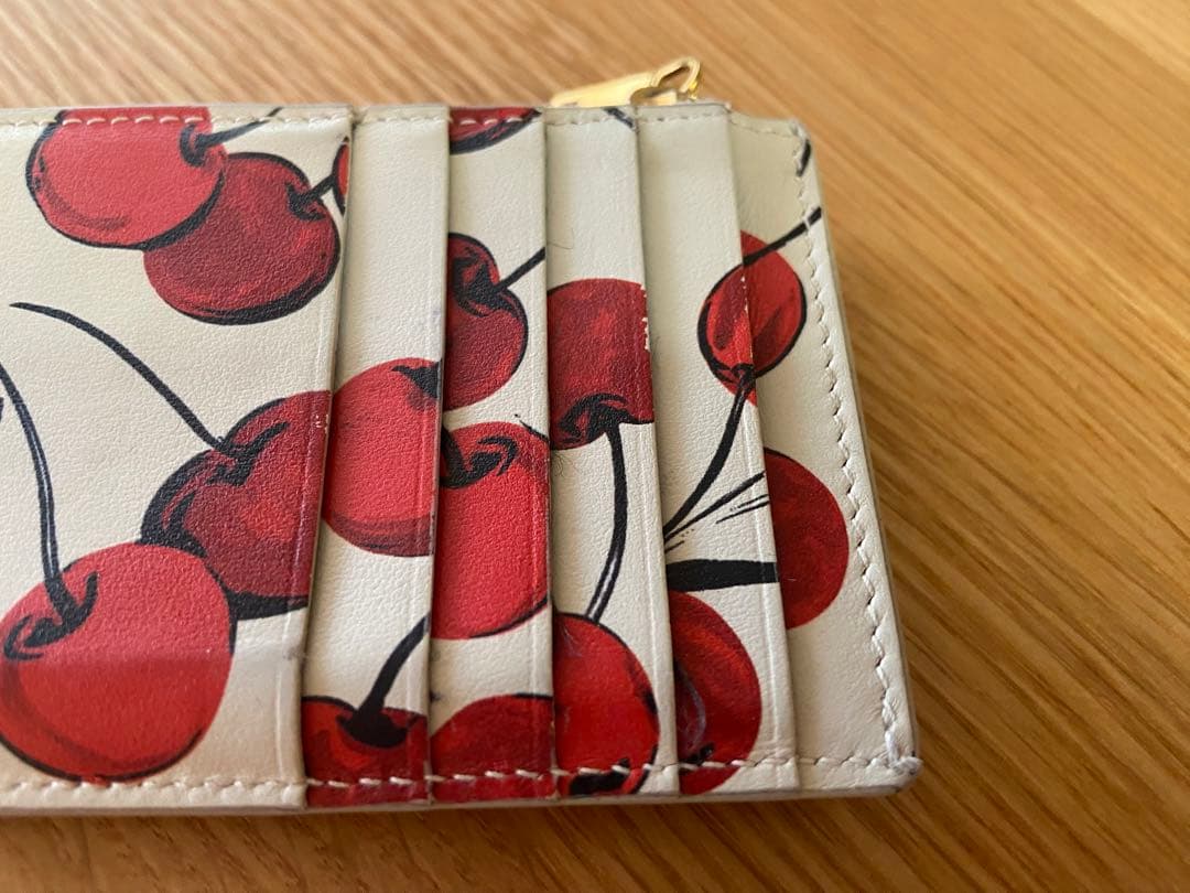 サンローラン　チェリー柄　パース