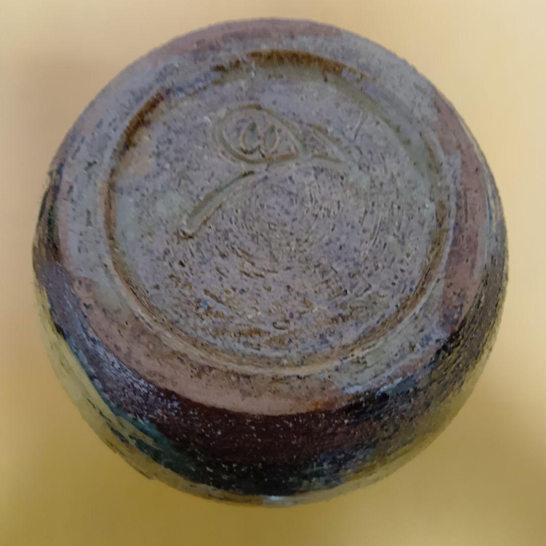 骨董品】加藤舜陶 灰釉花生 花瓶 花入 共箱 茶道具ほぼ未使用‼️陶芸