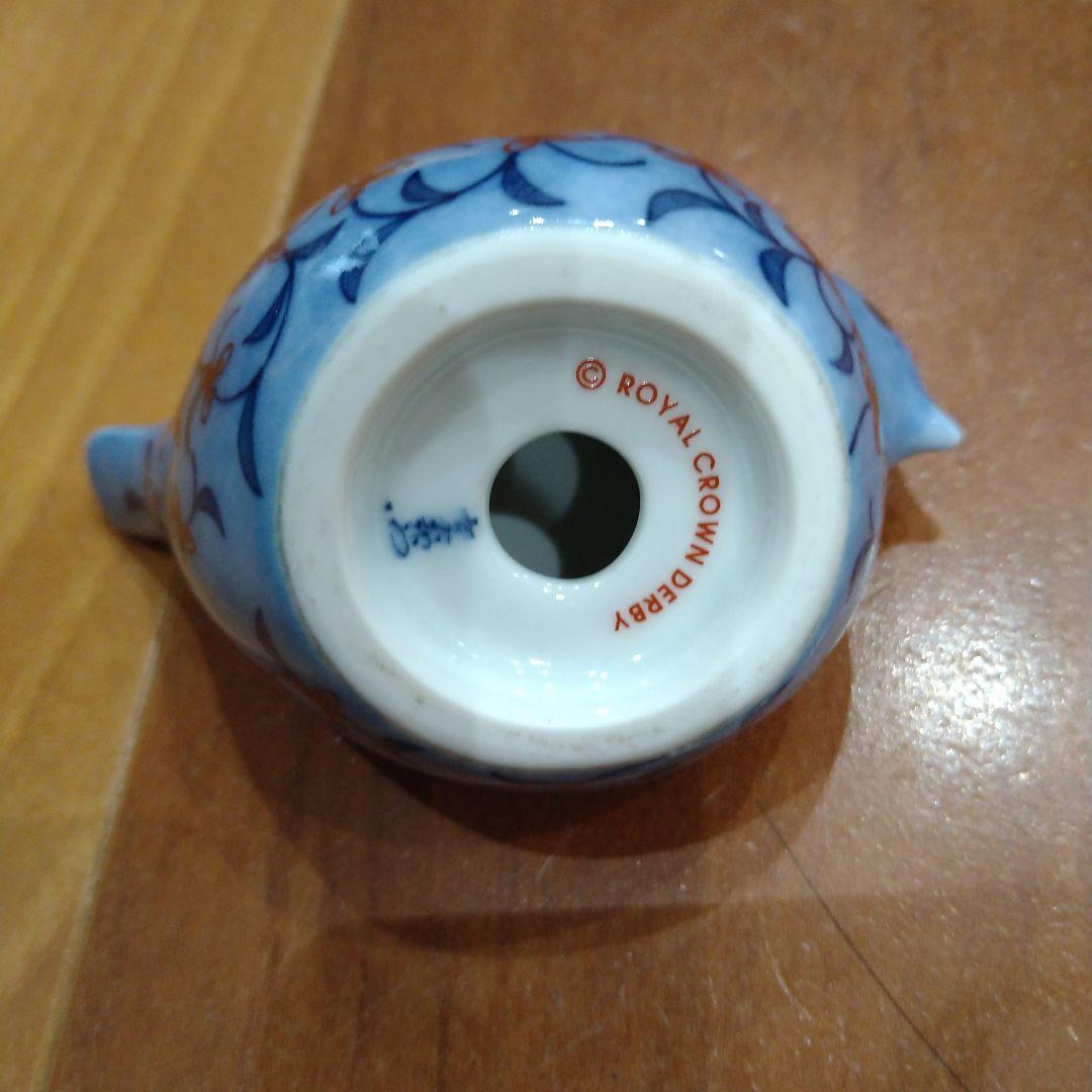 極美品）小鳥 置物 今右衛門 ロイヤルクラウンダービー 吹墨 共同