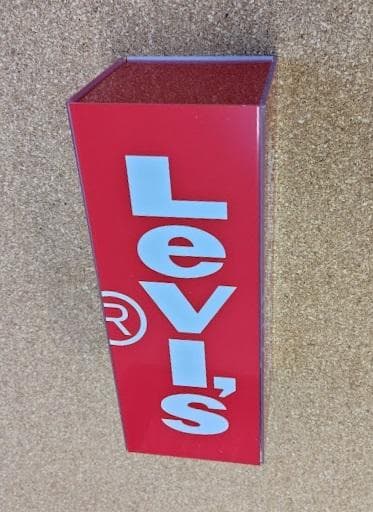 Levi's リーバイス アクリル 看板 マグネット付き ノベルティグッズ