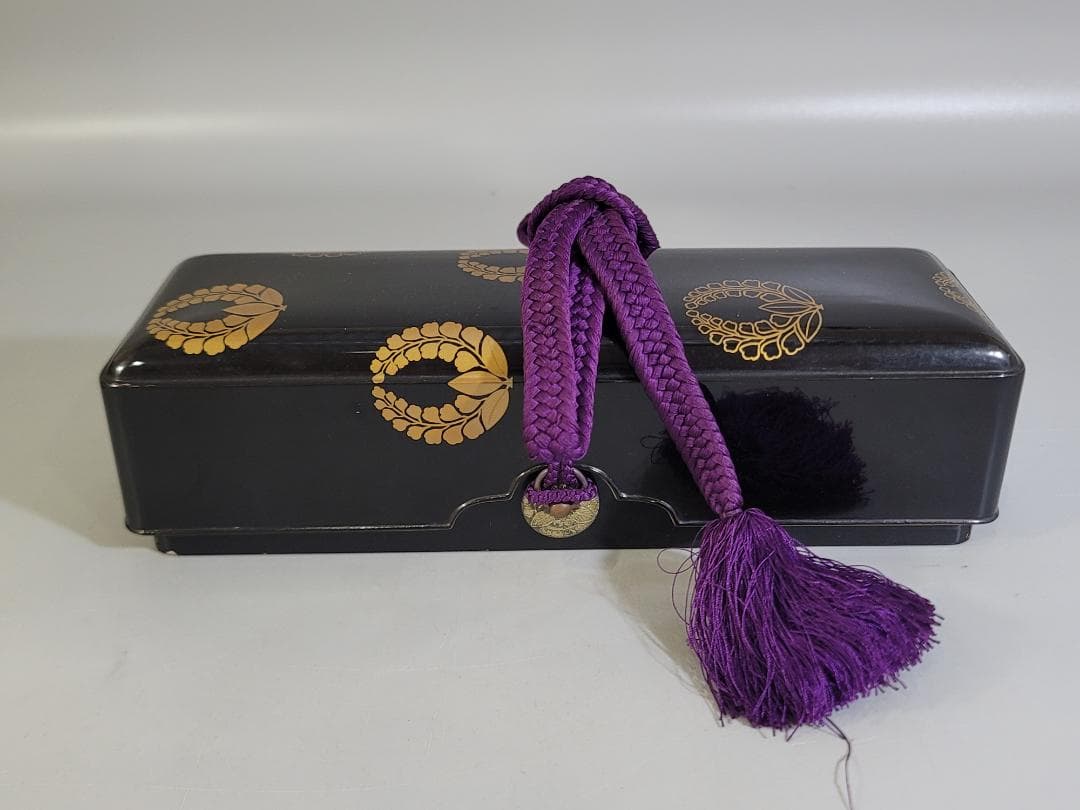 DT350 古美術 時代蒔絵 内梨地 文庫