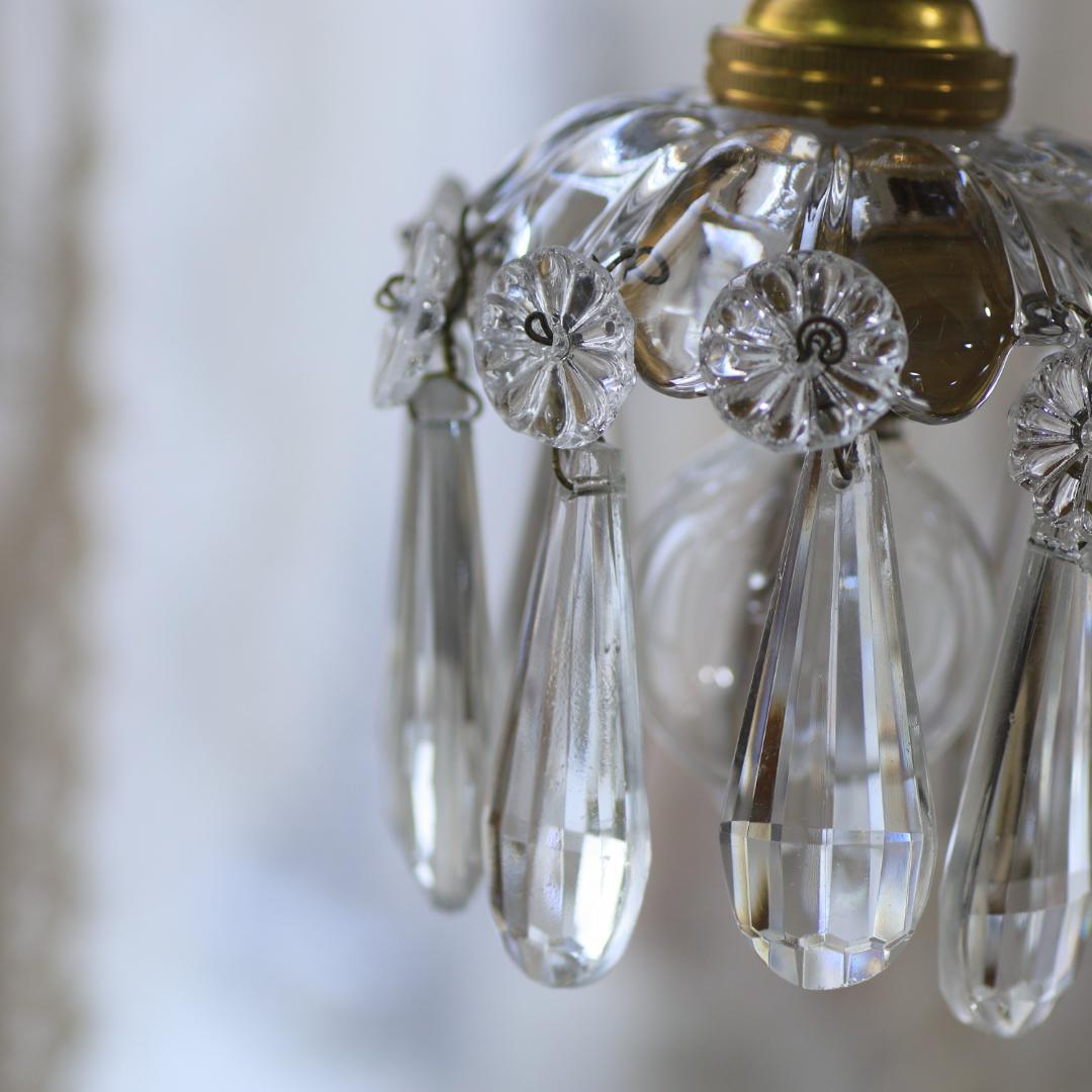 昭和レトロ 明和産業 6灯シャンデリア 当時物 昭和レトロ 明和産業 6灯