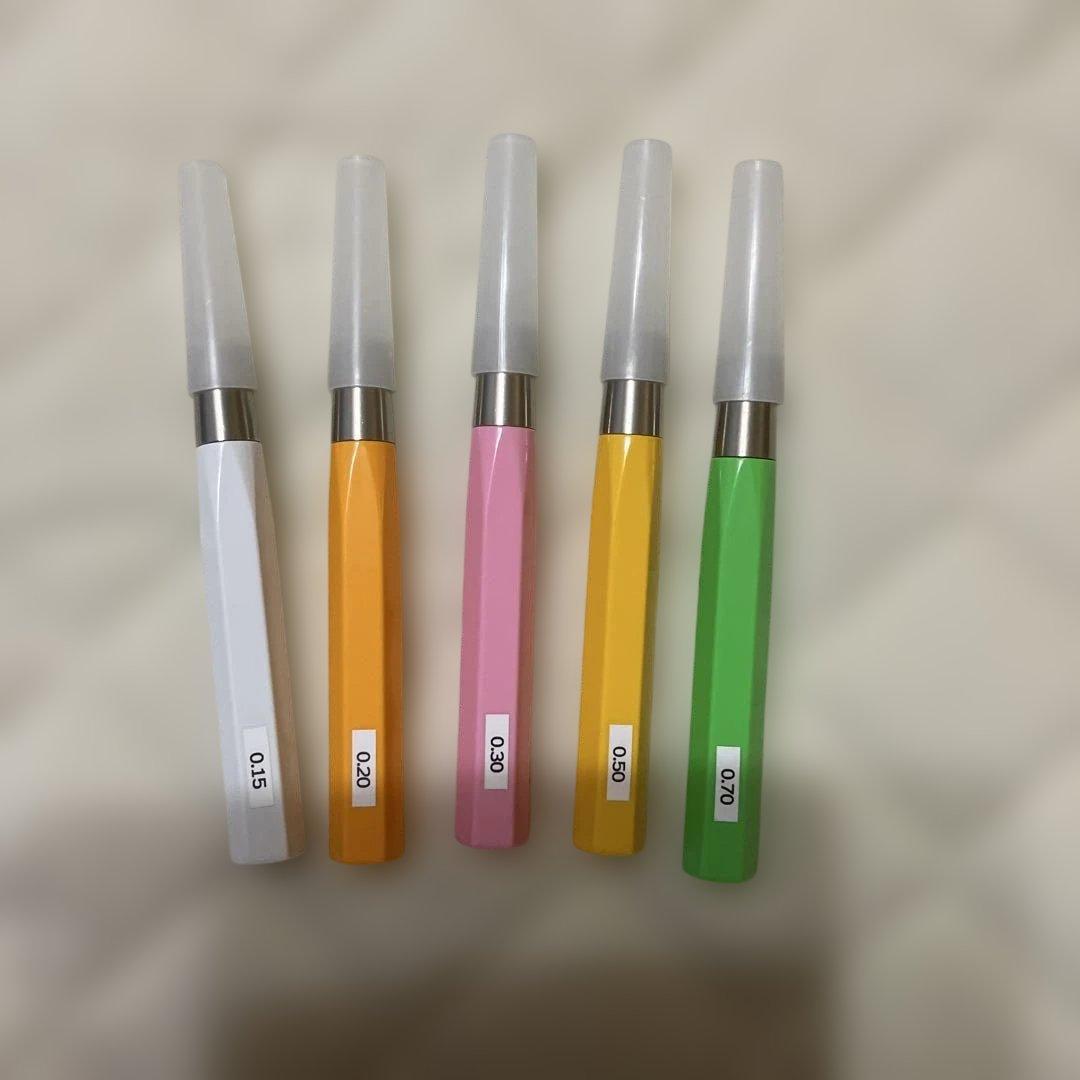 スジボリ堂 新お試しセットBMCタガネ6本セット ホルダー5個とガイド