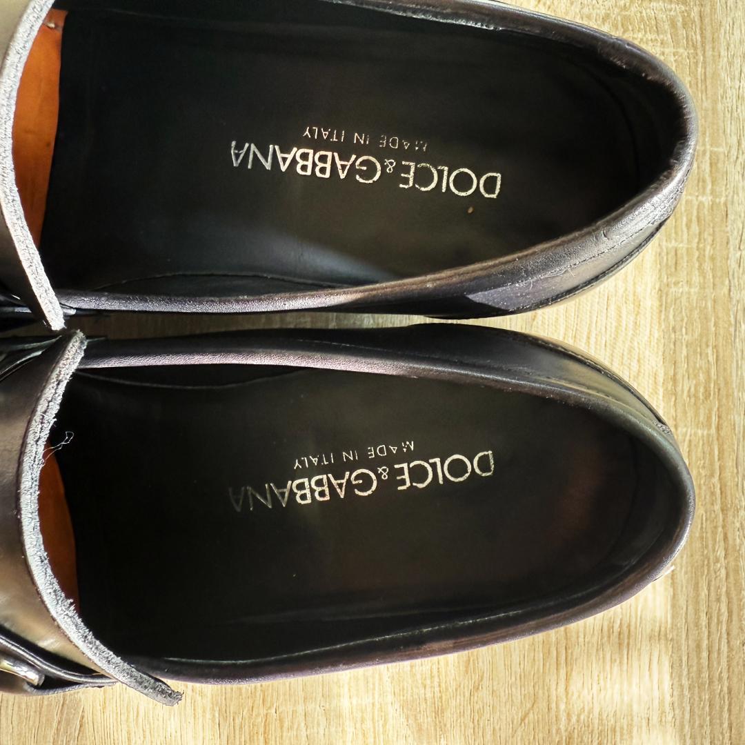 DOLCE&GABBANAドルチェガッバーナドレスシューズ靴ブラック黒 27cm