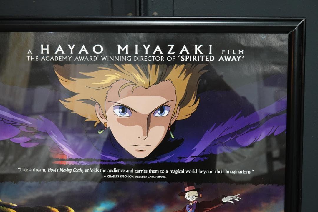 ▼映画ポスター▲　ハウルの動く城　宮崎駿　US版　アニメポスター・希少