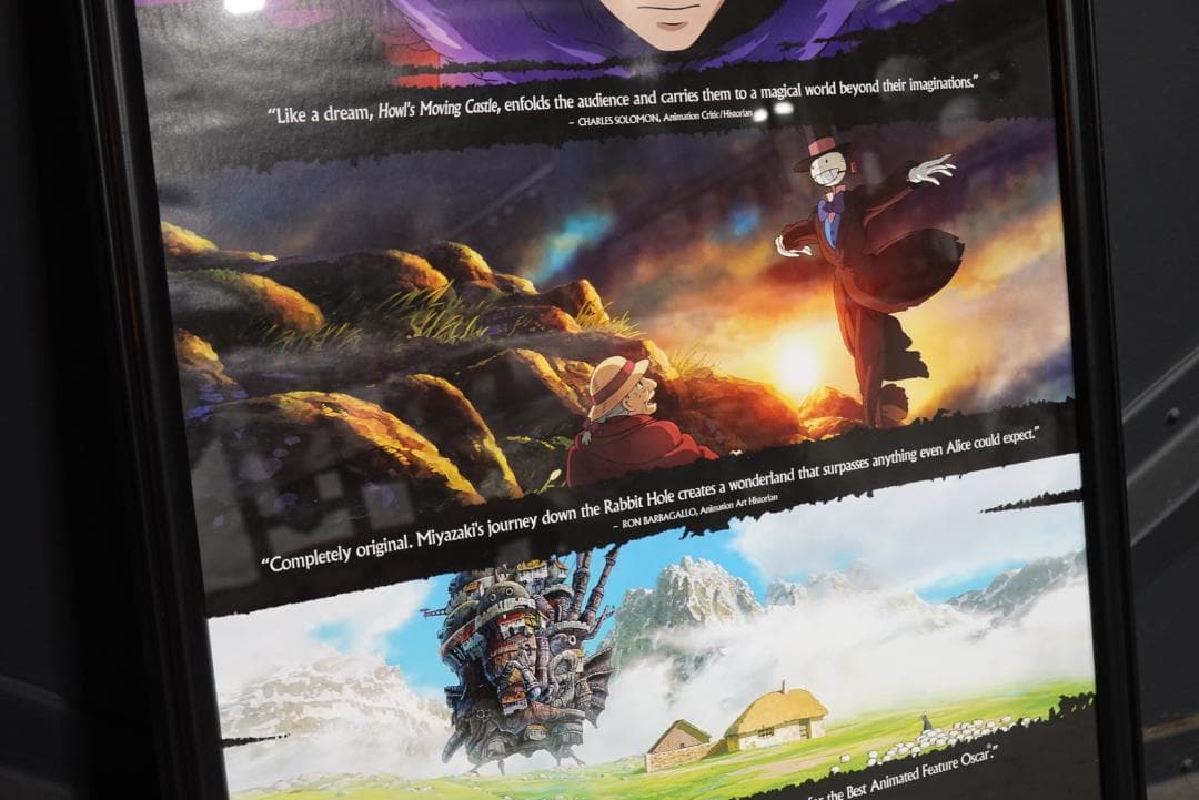 ▼映画ポスター▲　ハウルの動く城　宮崎駿　US版　アニメポスター・希少