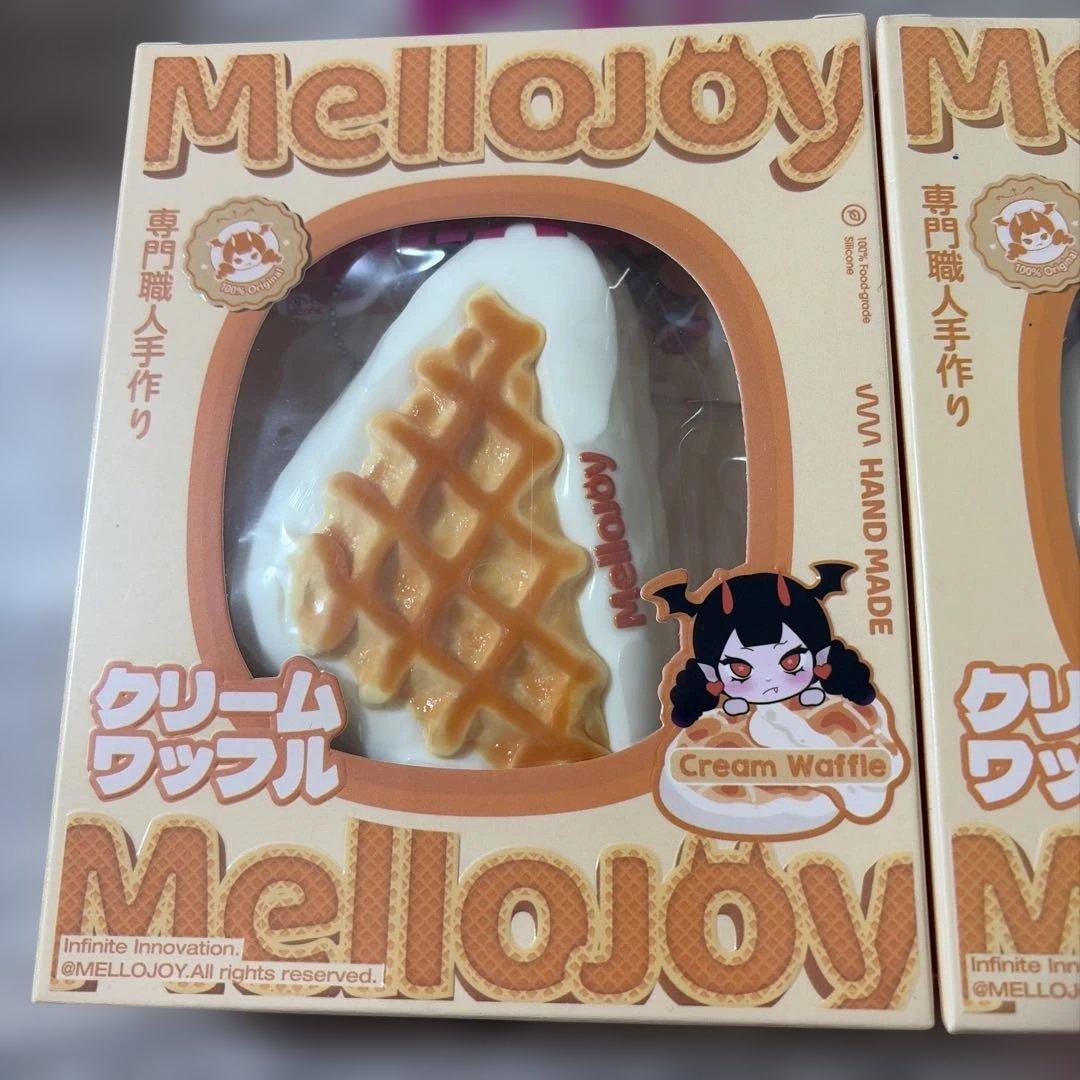 Mellojoy メロジョイ クリームワッフル 3種コンプ 丸、三角、スクエア