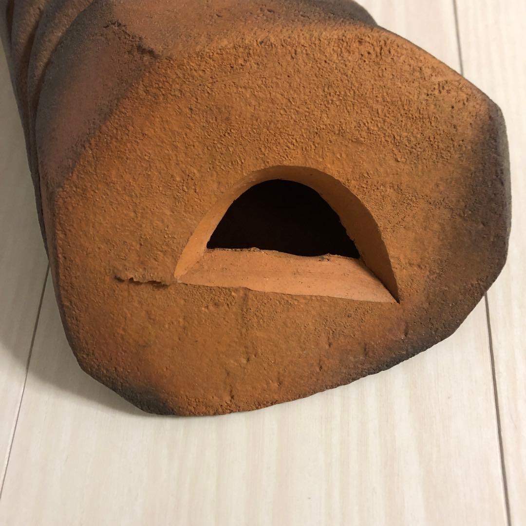 備前焼　掛花入　小西陶蔵　共箱　共布　栞