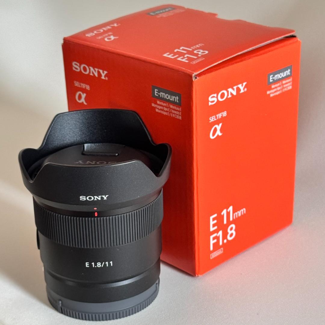 SONY E 11mm F1.8 Eマウント広角レンズ SONY 超広角単焦点レンズ SEL11F18