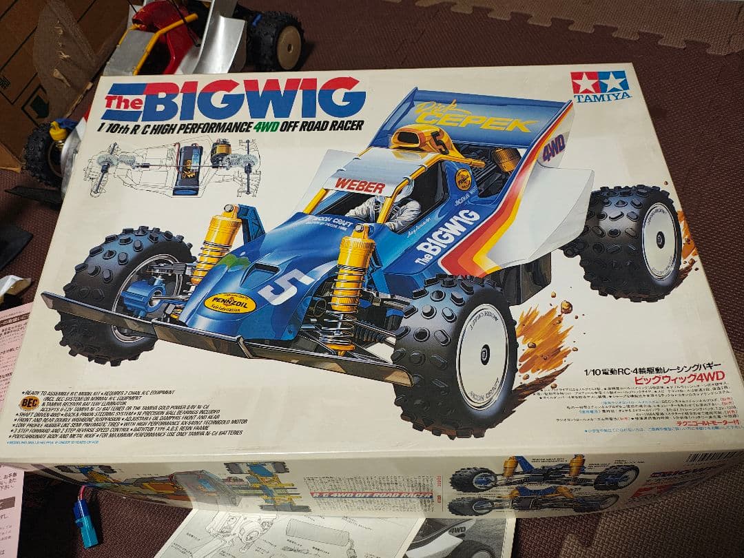 ★最終値下げ★タミヤ初代ビッグウィッグ　純正テクニゴールド！動作確認済　良好