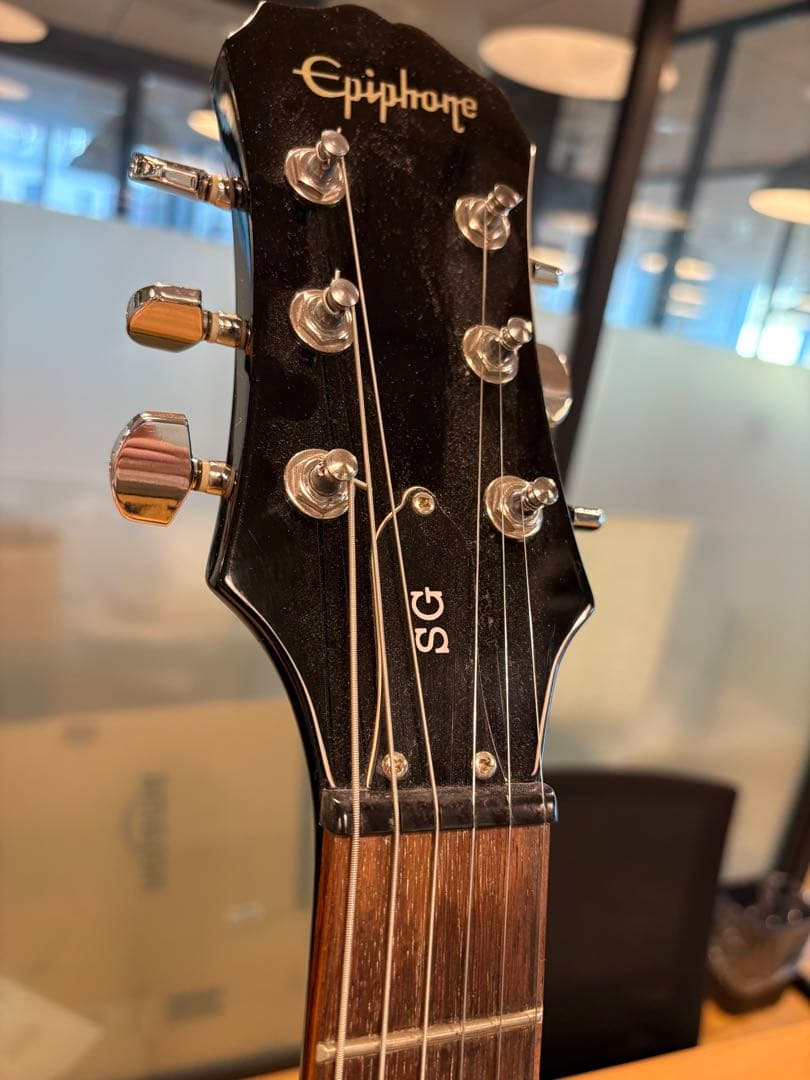 【値下げ】Epiphone SGタイプ エレキギター 黒