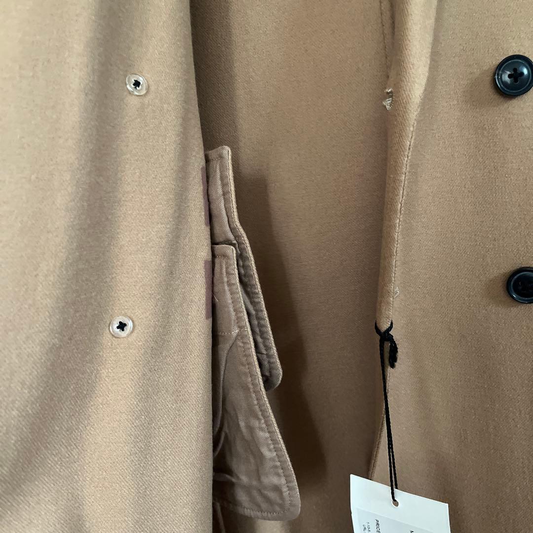 試着のみタグ付き ビューティフルピープル ベージュ ダブルブレスト