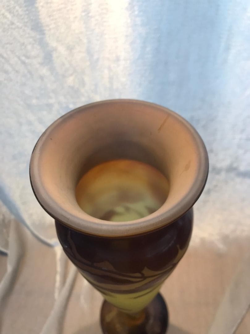 エミールガレGalle花瓶アールヌーボークレマチス1910年頃