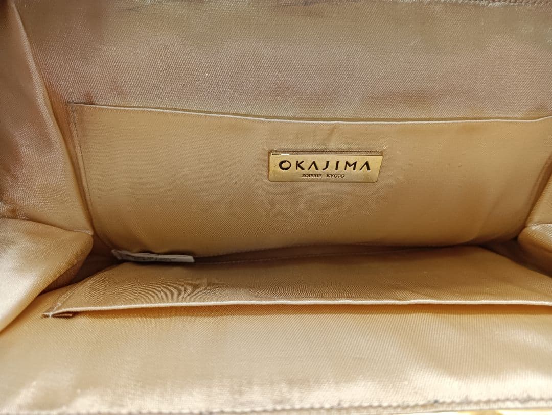 希少　岡重　OKAJIMAの和装バッグ　イタリア製