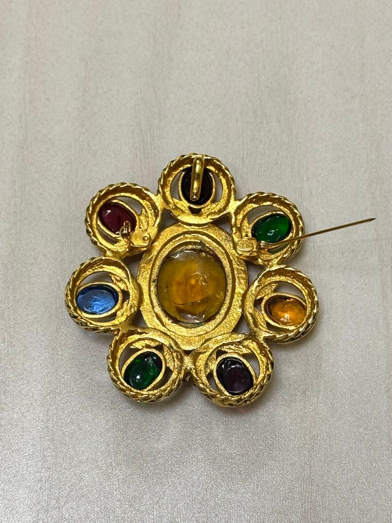 CHANEL グリポア フラワーブローチ ヴィンテージ ビンテージCHANEL