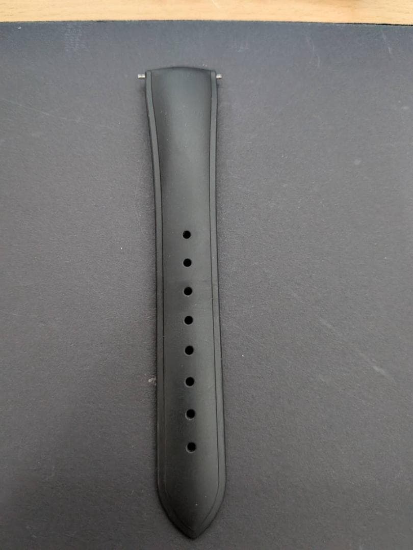 HIRSCH ヒルシュ　時計替えベルト　20mm　ラバー　ブラック