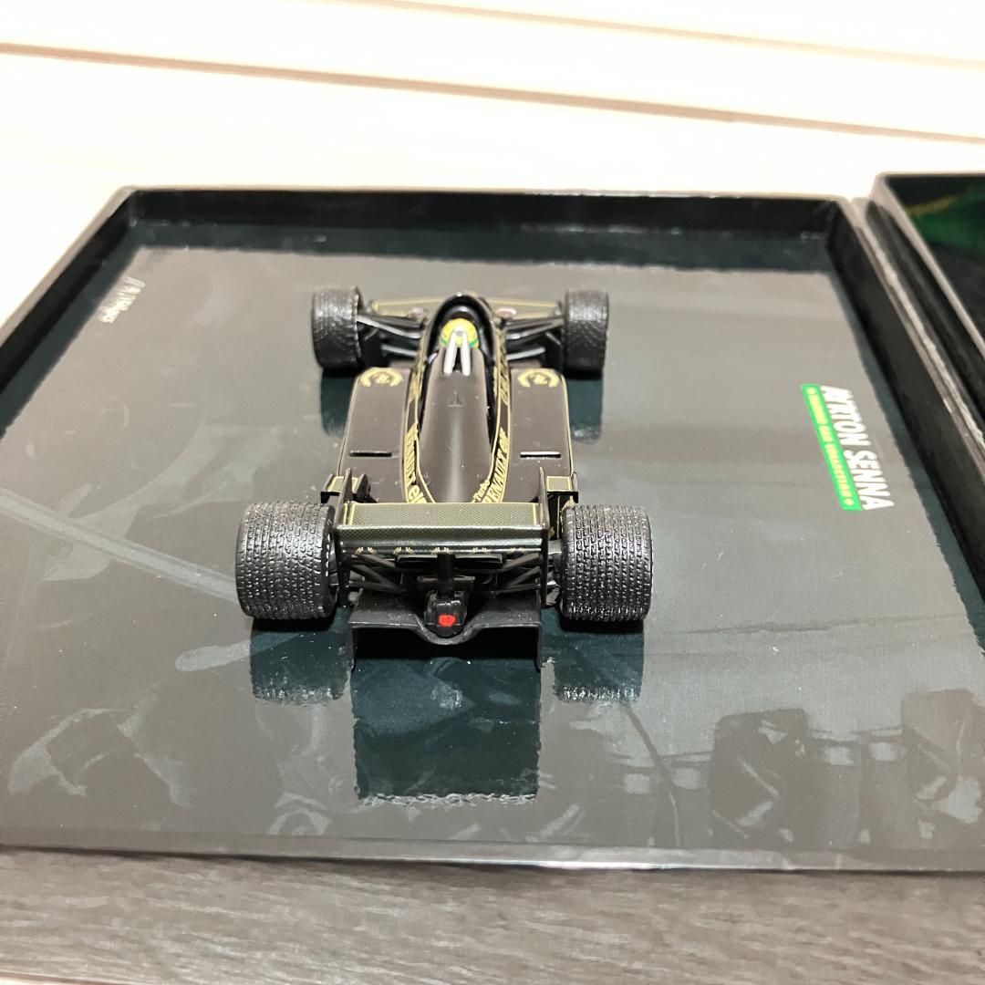 ミニチャンプス 1/43 ロータスルノー97T アイルトンセナ 初優勝記念