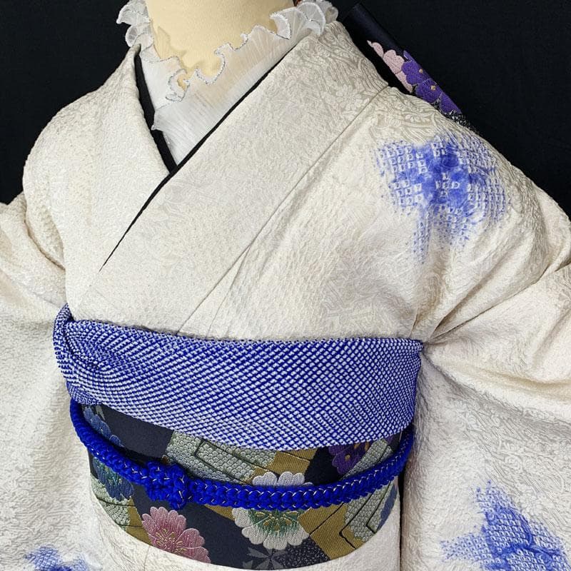 507z25☆中振袖 総絞り 天洋高級着物☆しつけ付美品 成人