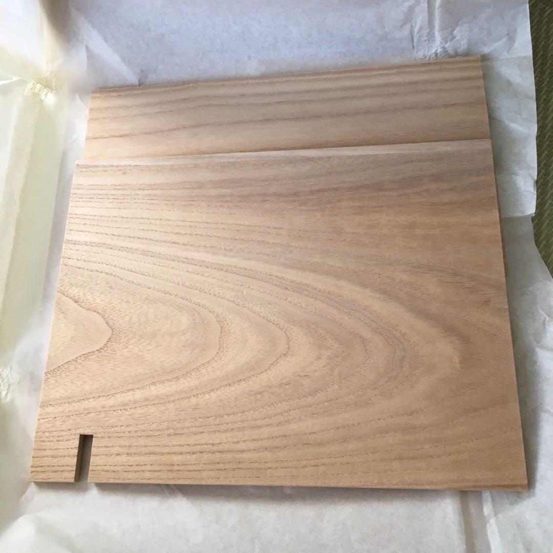 未使用 茶道具棚 割引 旅箪笥 未使用】「母」 可映 旅箪笥 総桐 紙箱