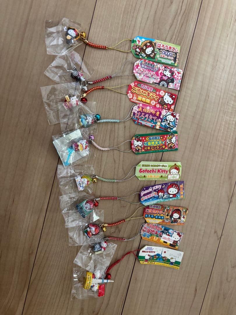 ご当地　ハローキティ ストラップ まとめ売り